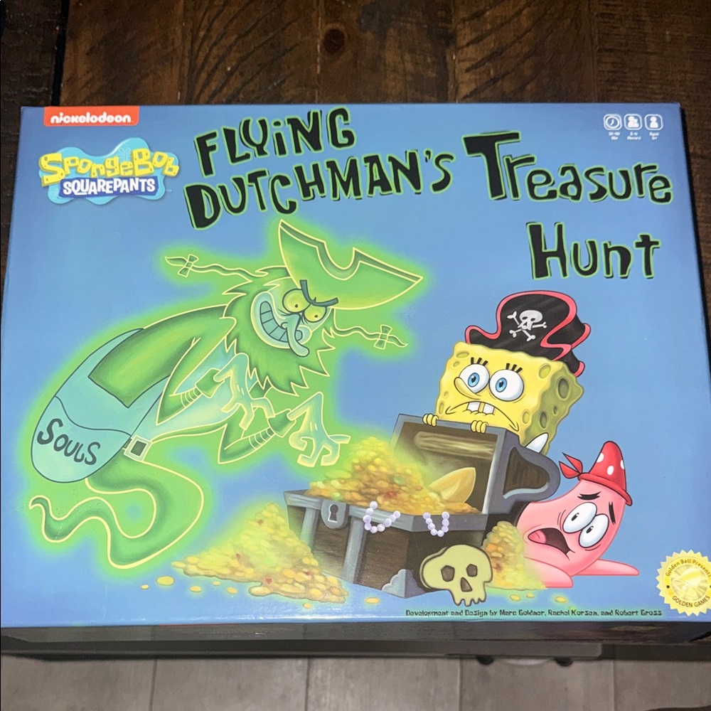 SpongeBob SquarePants Blue Treasure Hunt Family Board Game